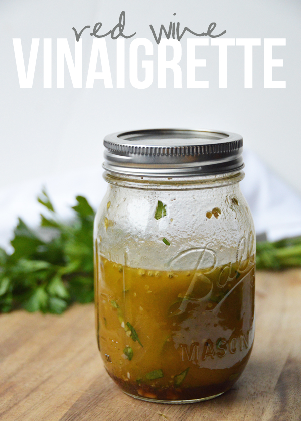 Red Wine Vinaigrette from Salted (Make Ahead and Use for Weeks