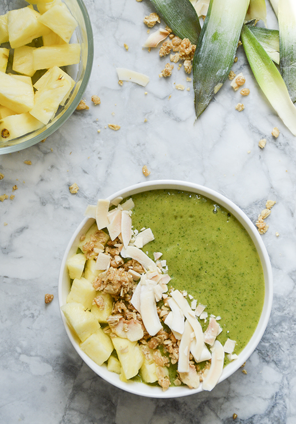 Matcha Green Fruit Smoothie Bowl Pumps And Iron 