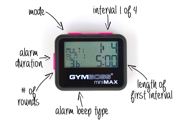 How Use a Gymboss Interval Timer | Pumps & Iron