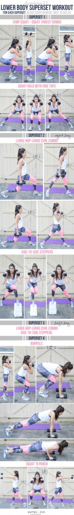 Lower Body Superset Workout | Pumps & Iron