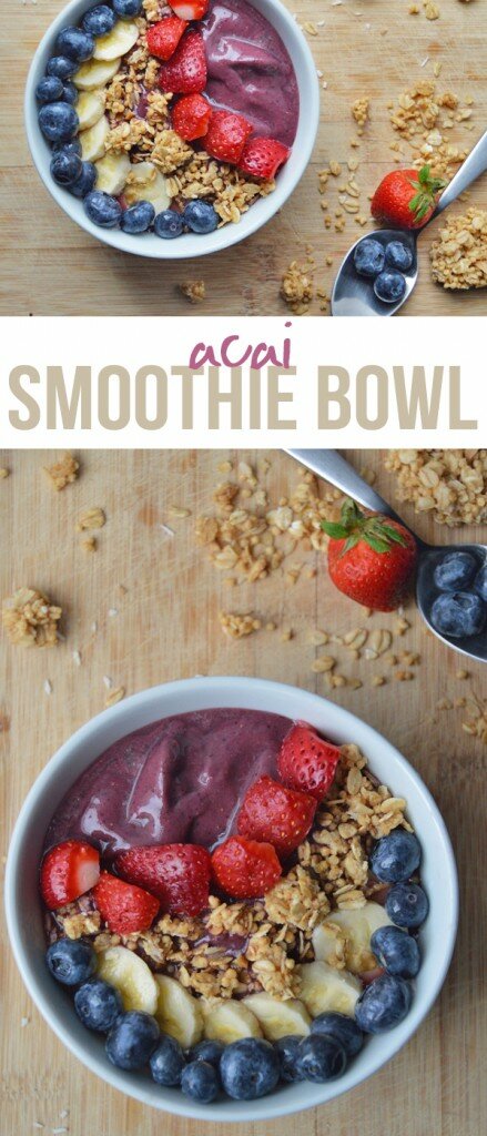 My Go To Acai Smoothie Bowl This Summer Customizable Recipe 