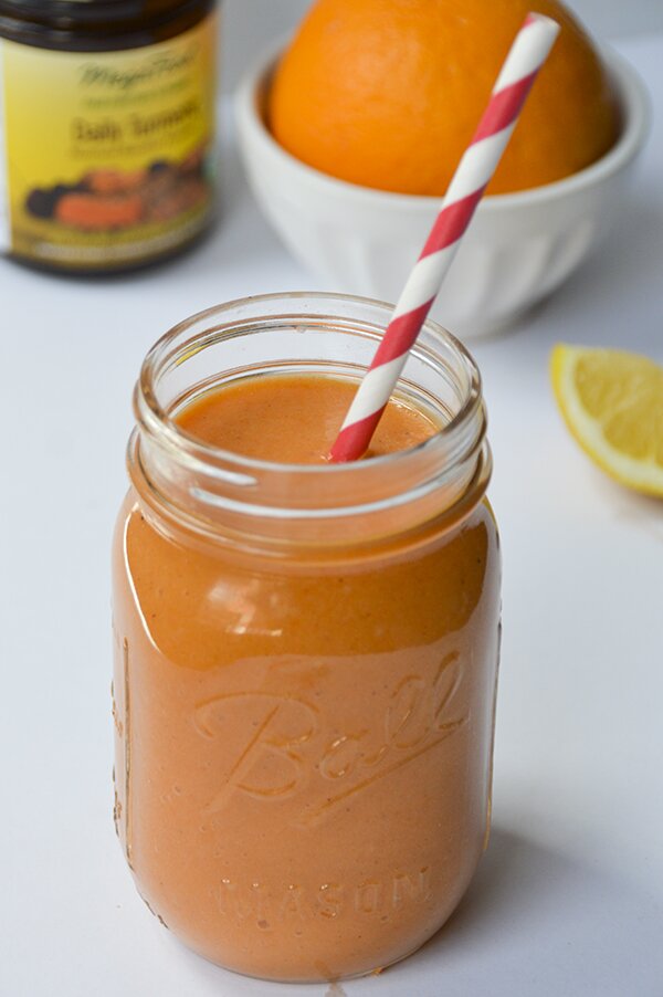Tropical Turmeric Carrot Juice & Smoothie