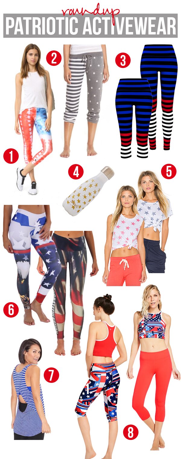 Red, White & Blue Patriotic Activewear