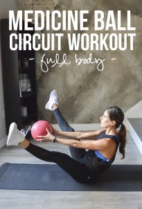 10 or 20-Minute Med Ball Full-Body Circuit Workout