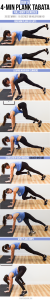 4-Minute Plank Tabata Challenge (Day 5) - plank exercises that engage the whole body #planking #plank #plankchallenge #tabata #workoutchallenge