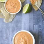 This creamy dairy-free chipotle sauce is just like your favorite aioli but vegan. Perfect for dipping or spreading on your favorite Mexican dish.