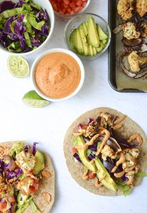 These flavor-packed chipotle roasted cauliflower tacos are absolutely delicious!