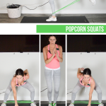 You'll need a resistance band and medicine ball for this 30-minute low body workout focusing on the glutes. Video included so you can follow along at home or the gym! | Pumps & Iron
