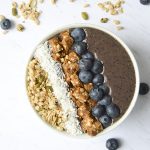 Check out a simple berry smoothie bowl recipe and get Peapod discount codes for your first grocery delivery or pick-up order!