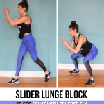 In this 20-minute low body workout you'll alternate between low-impact slider work and high-intensity tabata intervals.