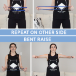 Upper Body Resistance Band Loop Workout (Mini Band) — This upper body burner will take you just 15 minutes to complete. Mini bands are small and easy to pack so this is a great workout to do while traveling! Full (free!) workout video included. #workout #resistanceband #fitness #upperbody
