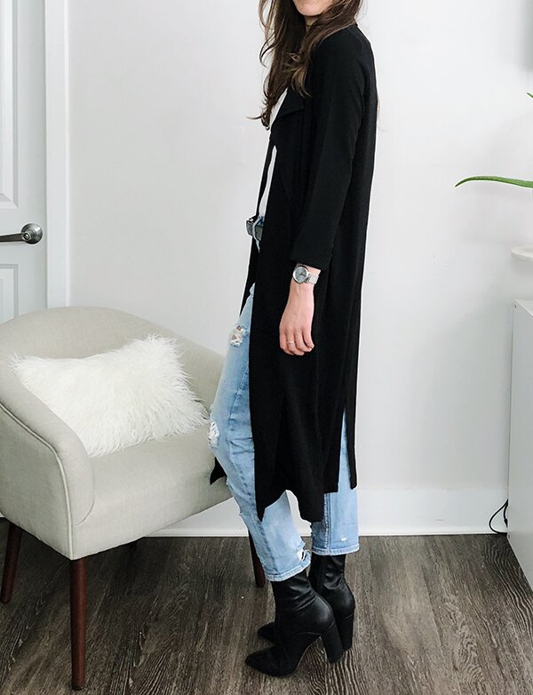 Stitch Fix Review (April) - lightweight trench duster coat