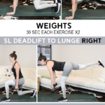 Legs & Butt Workout - tabatas and weights with running