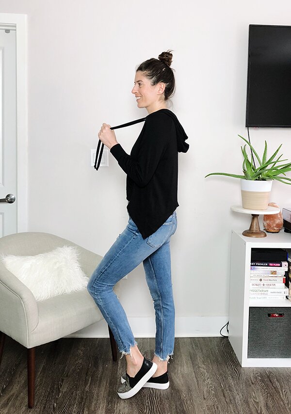 Stitch Fix Review (April) - LNA hoodie