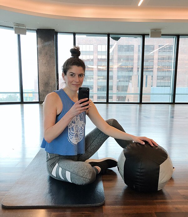 A Week of Workout Outfits (April) - Spiritual Gangster tank, Zella leggings and Adidas sneakers