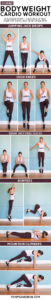10-Minute Bodyweight Cardio Workout - no equipment needed for this quick, interval-based cardio workout! #workout #fitness #cardio https://pumpsandiron.com