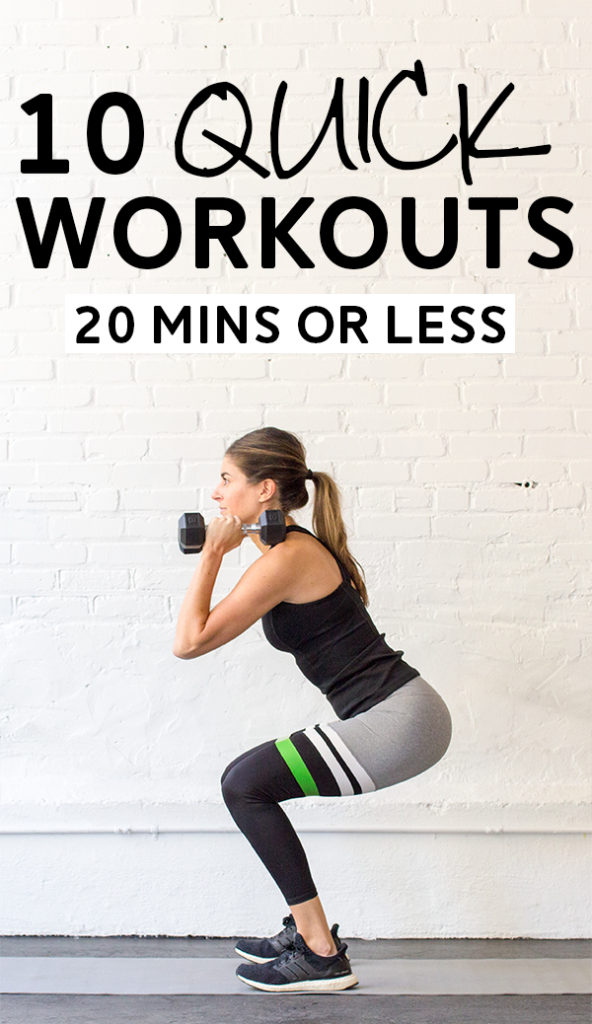 10 Quick Full-Body Workouts That'll Take You 20 Minutes or Less | Pumps ...