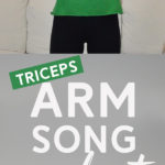 Triceps Workout: Light Weights, High Reps to the Music - work your triceps to the beat of the music! #triceps #tricepsworkout #armworkout #armsong