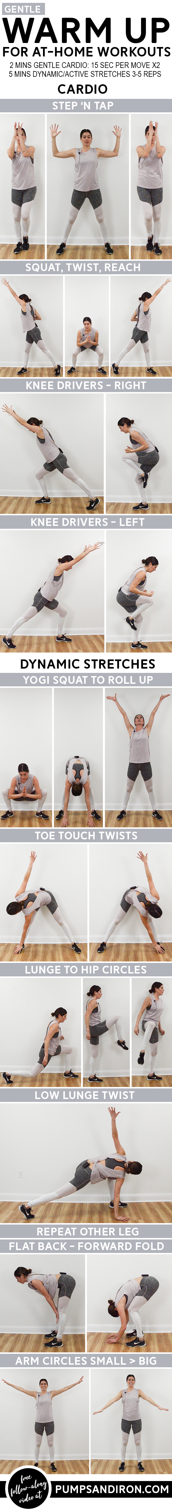 Gentle Warm Up for At-Home Workouts