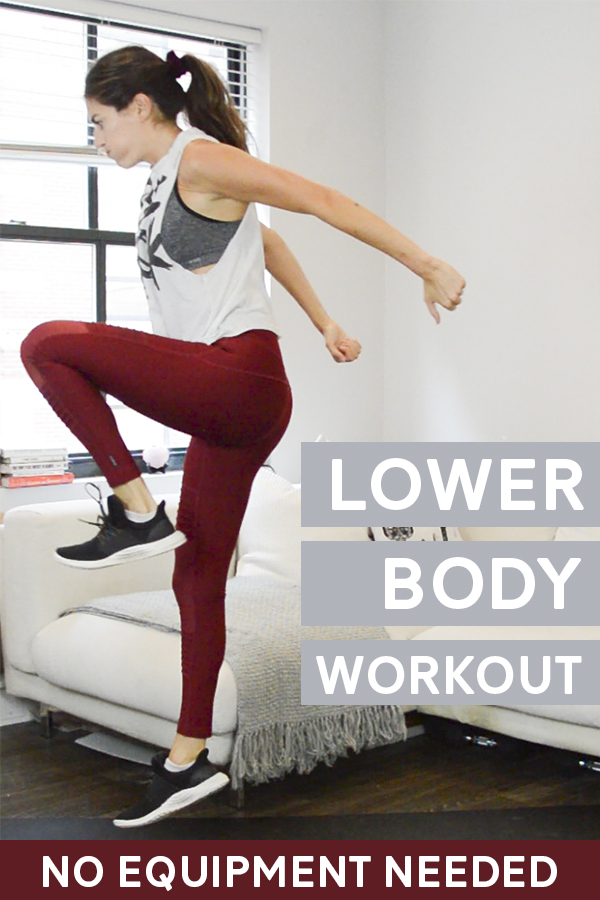 Bodyweight Circuit + Tabata Workout for Lower Body - No equipment needed for this 20-minute lower body workout. You'll complete a circuit of exercises and finish with a tabata blast. #lowerbodyworkout #legdayworkout #workoutvideo #bodyweightworkout #workout 