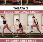 Lower Body Tabata Superset Workout (20 Mins) - This workout will target legs & glutes and is broken up into four tabatas. Video included! #lowerbodyworkout #legday #tabata #hiit #workout #workoutvideo