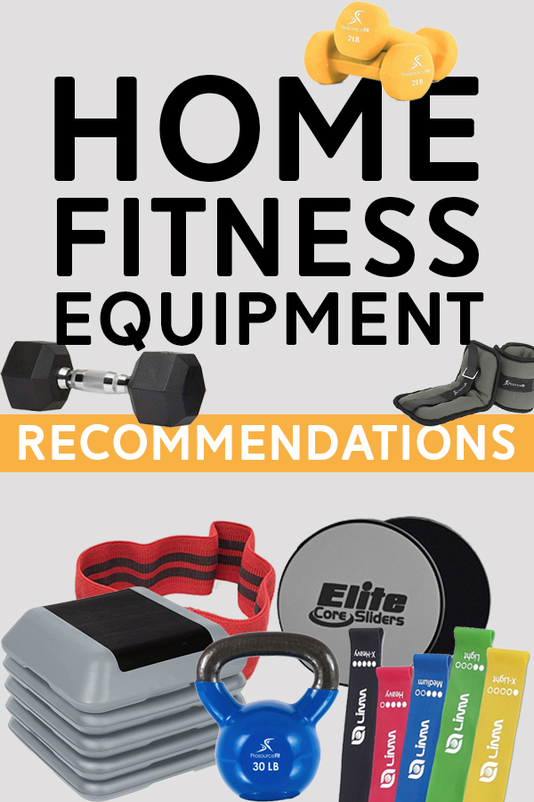 Home Fitness Equipment Recommendations - Fitness equipment for at-home workouts that won't take up too much space. #athomeworkout #workoutathome #workout #fitness