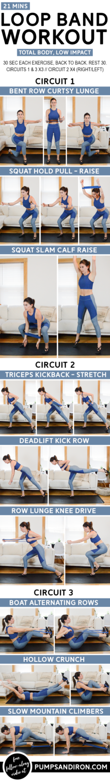 Loop Band Workout – Low Impact, Total Body