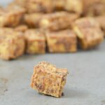 Spicy Baked Tofu — Crispy! This easy spicy baked tofu is perfect for plant-based burrito bowls or other similar dishes. #vegan #veganrecipe #tofurecipe #tofu #plantbased