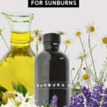 DIY Body Oil for Sunburns - Made with essential oils, created by a Certified Holistic Aromatherapist. #aromatherapy #skincare #essentialoils #diy