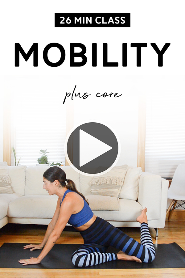 Mobility + Core (26 Min Class) - We'll focus on mobilizing the body and activating the core during this 26-min class. #mobility #stretching #nicolepearce